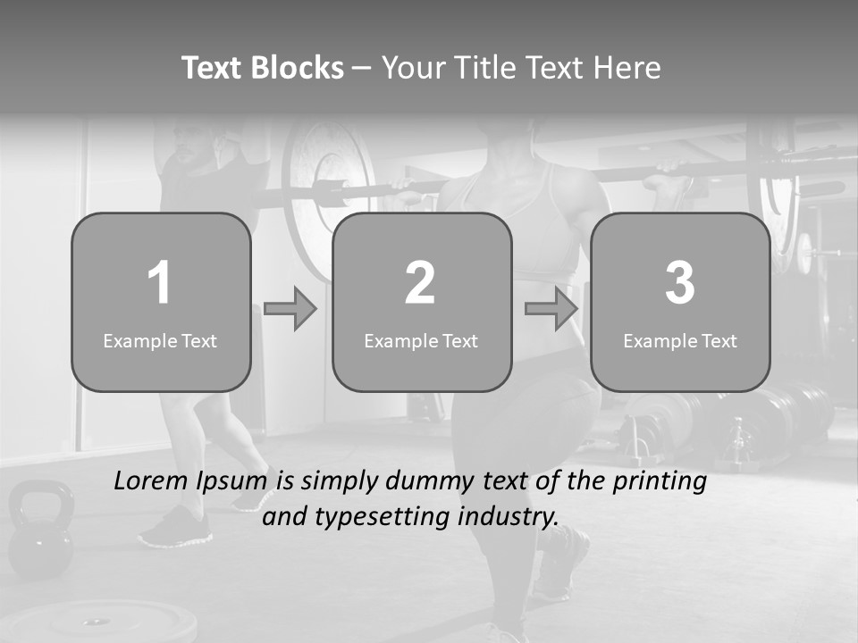 Coaching Weight Young PowerPoint Template