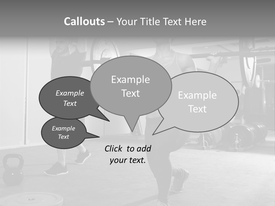 Coaching Weight Young PowerPoint Template