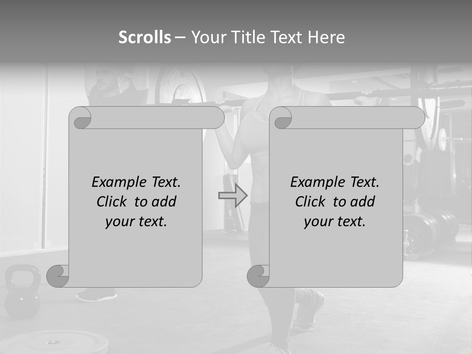 Coaching Weight Young PowerPoint Template