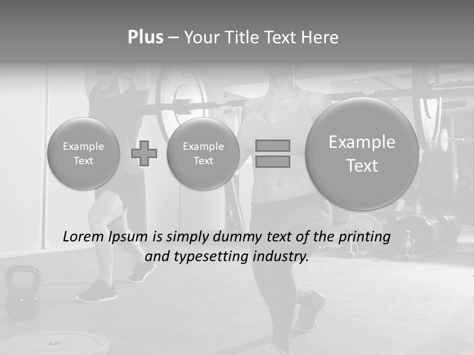 Coaching Weight Young PowerPoint Template