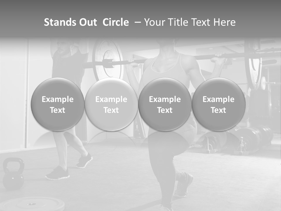 Coaching Weight Young PowerPoint Template