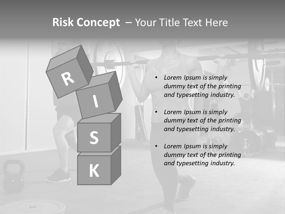 Coaching Weight Young PowerPoint Template