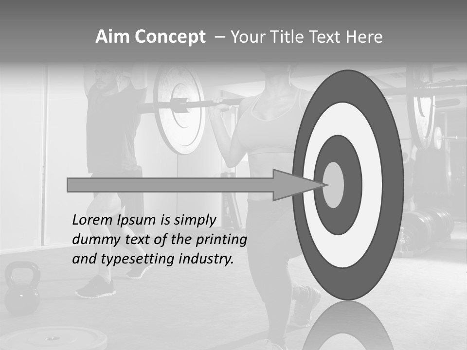 Coaching Weight Young PowerPoint Template