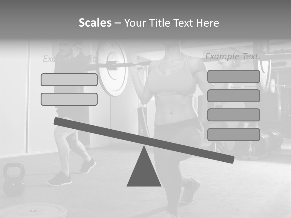 Coaching Weight Young PowerPoint Template