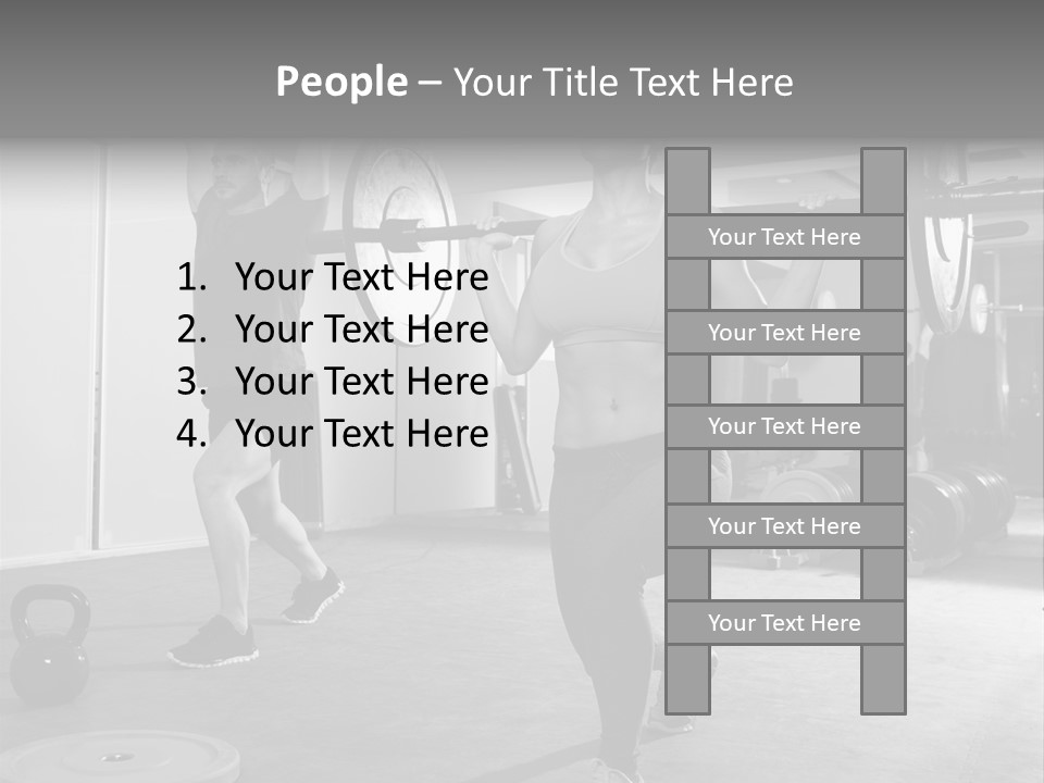 Coaching Weight Young PowerPoint Template