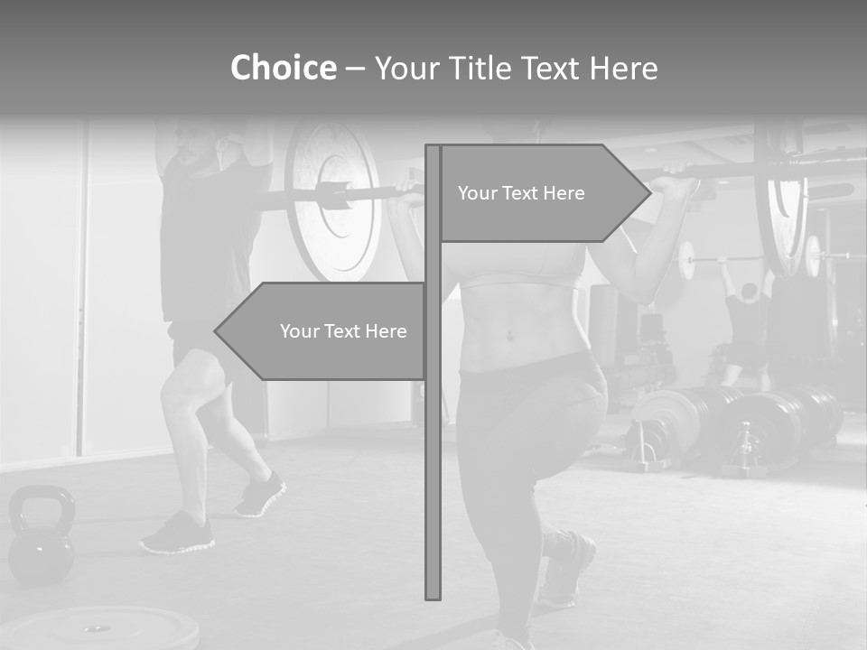 Coaching Weight Young PowerPoint Template