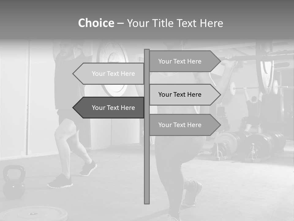 Coaching Weight Young PowerPoint Template