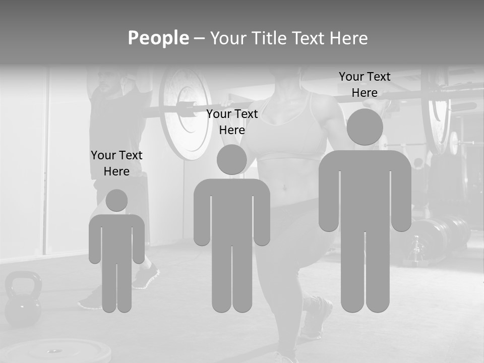 Coaching Weight Young PowerPoint Template