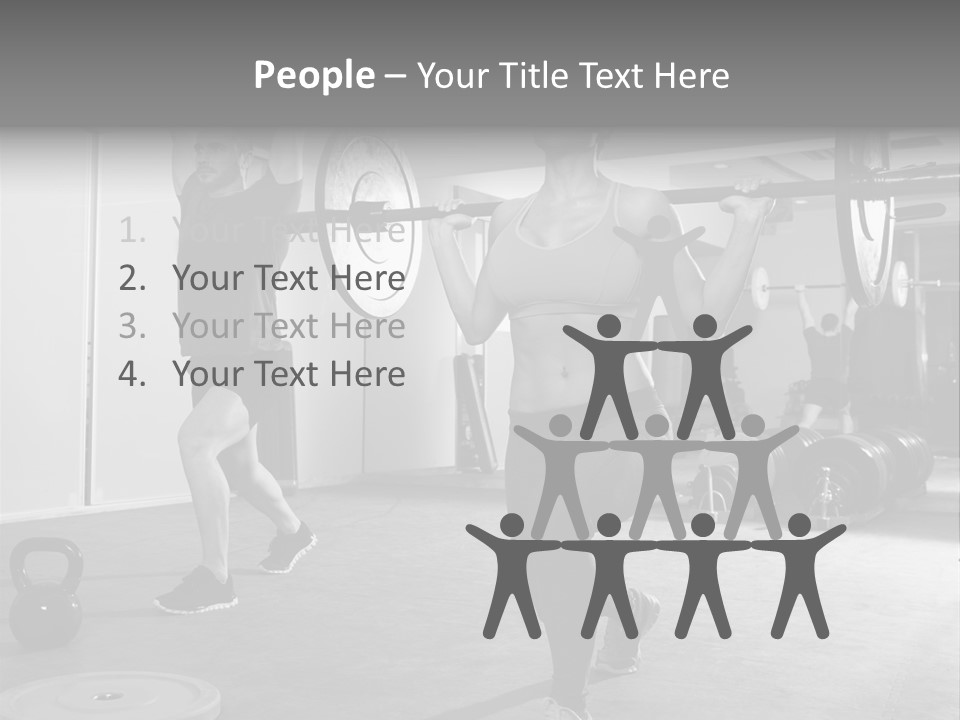 Coaching Weight Young PowerPoint Template