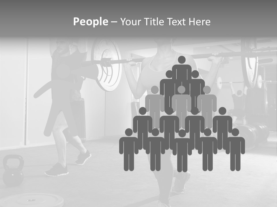 Coaching Weight Young PowerPoint Template