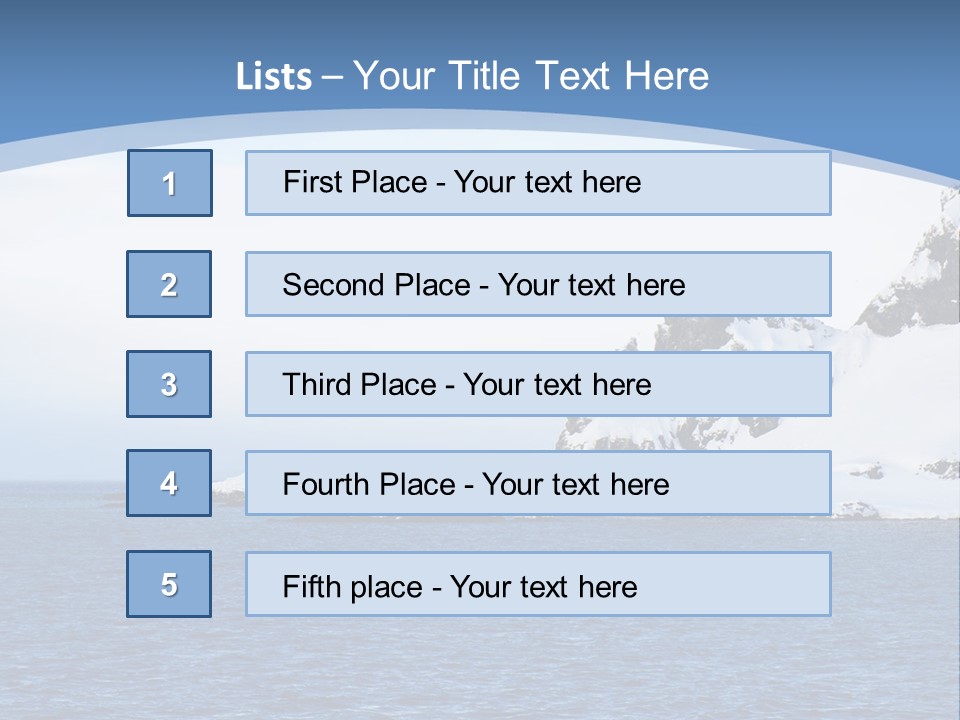 Atlantic Mountain Scenery PowerPoint Template