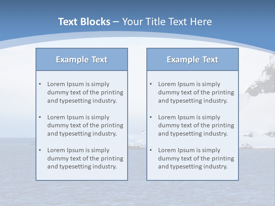 Atlantic Mountain Scenery PowerPoint Template
