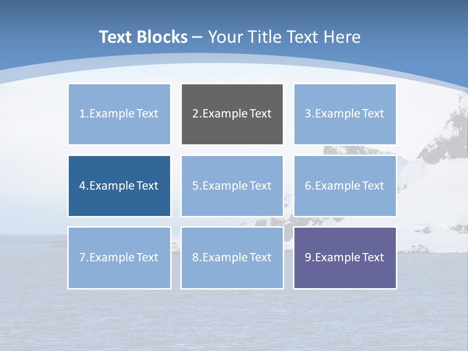 Atlantic Mountain Scenery PowerPoint Template