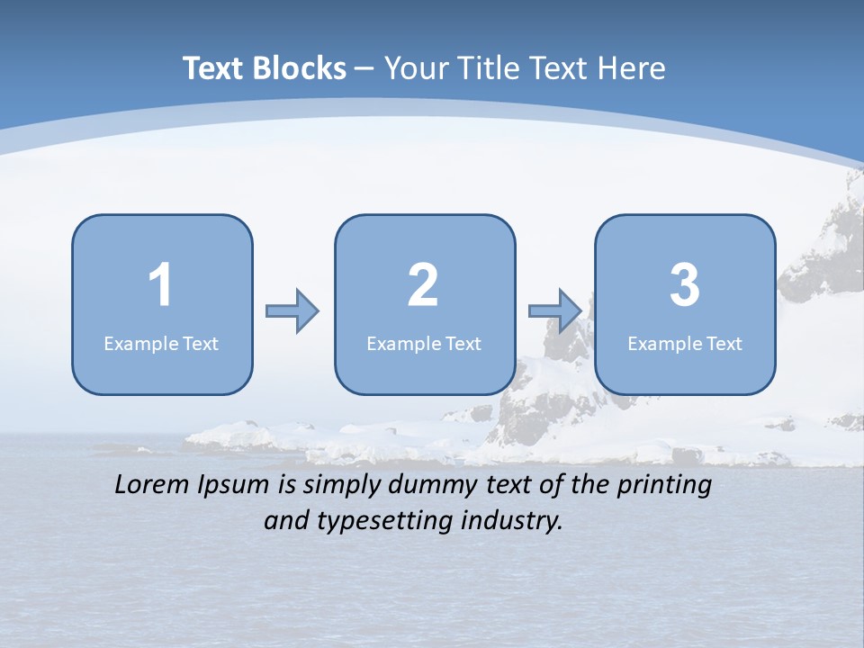 Atlantic Mountain Scenery PowerPoint Template