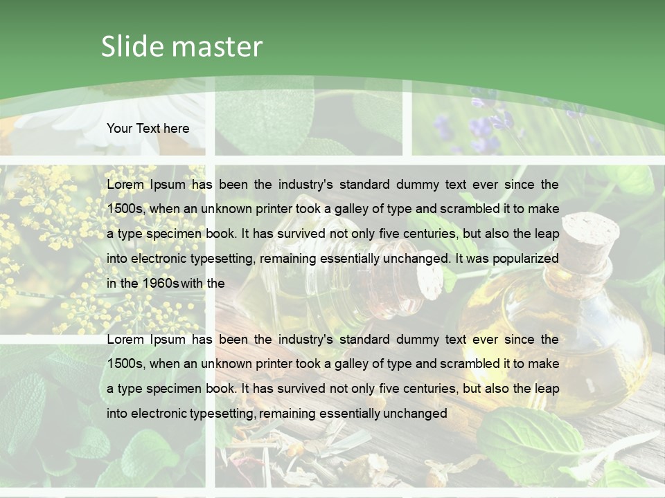 Fennel Alternative Health PowerPoint Template