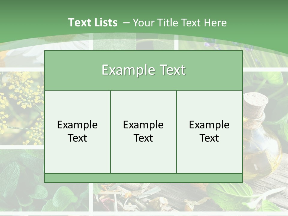 Fennel Alternative Health PowerPoint Template