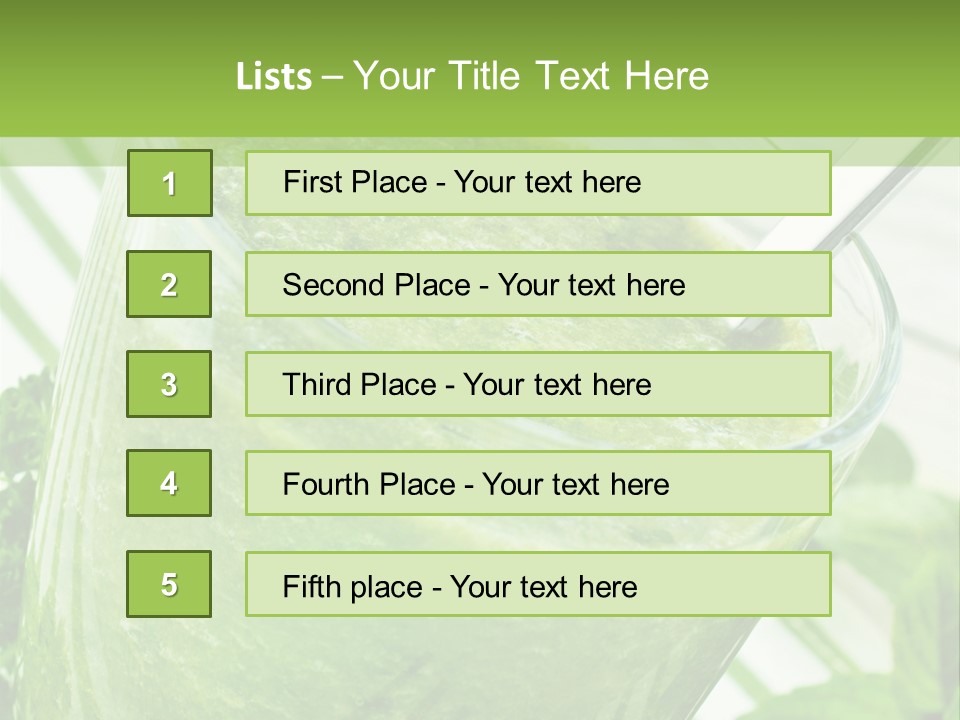 Herbs Food Drink PowerPoint Template