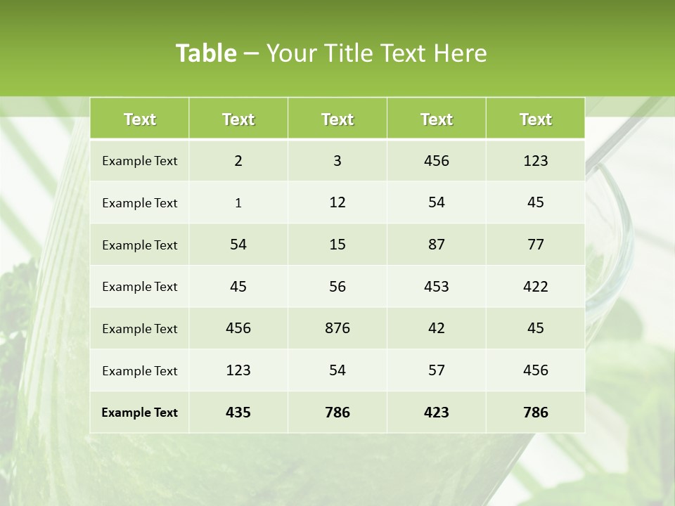 Herbs Food Drink PowerPoint Template