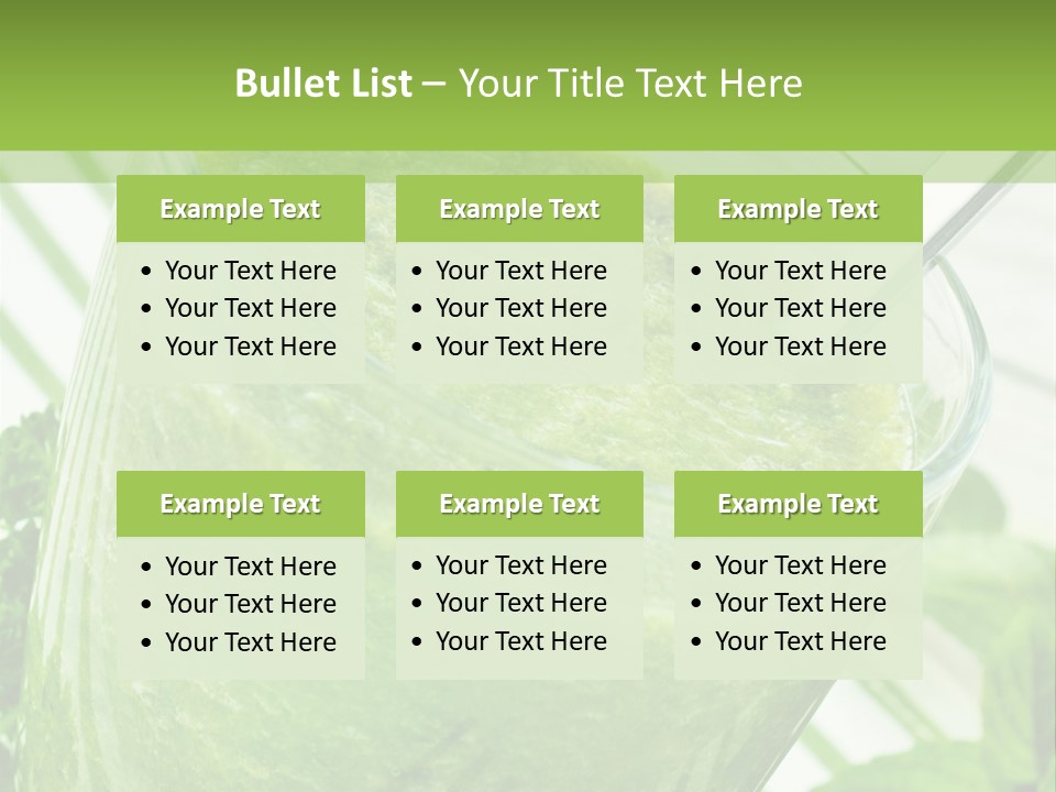 Herbs Food Drink PowerPoint Template