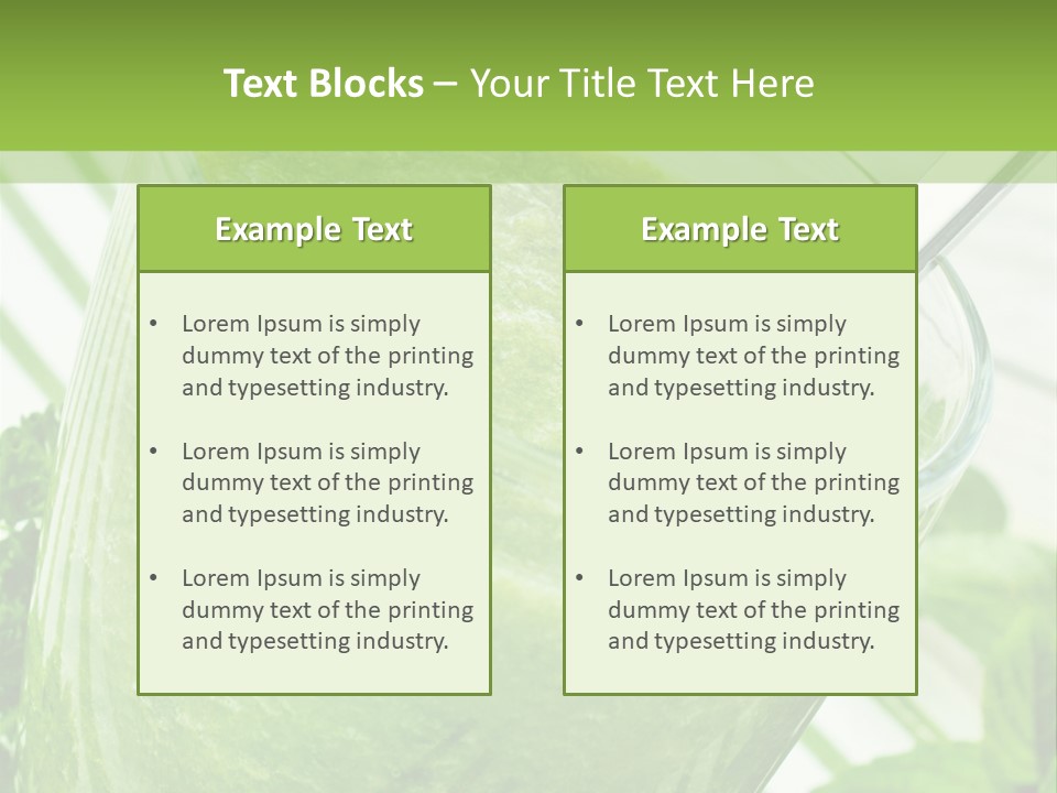 Herbs Food Drink PowerPoint Template