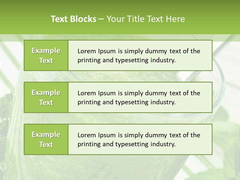 Herbs Food Drink PowerPoint Template