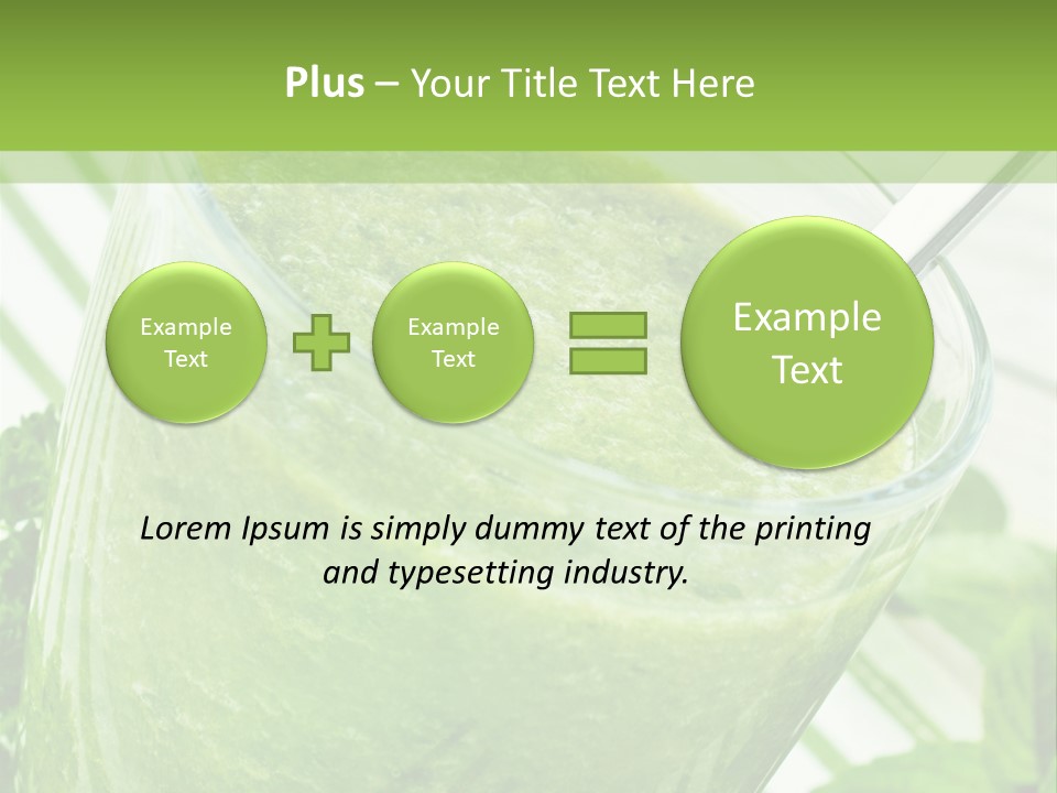 Herbs Food Drink PowerPoint Template
