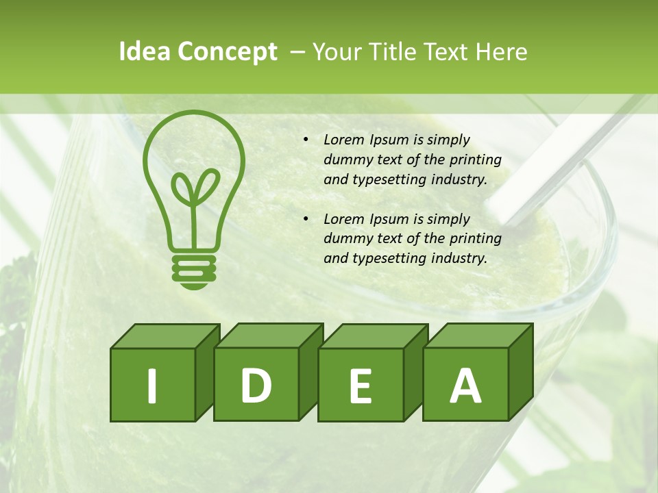 Herbs Food Drink PowerPoint Template