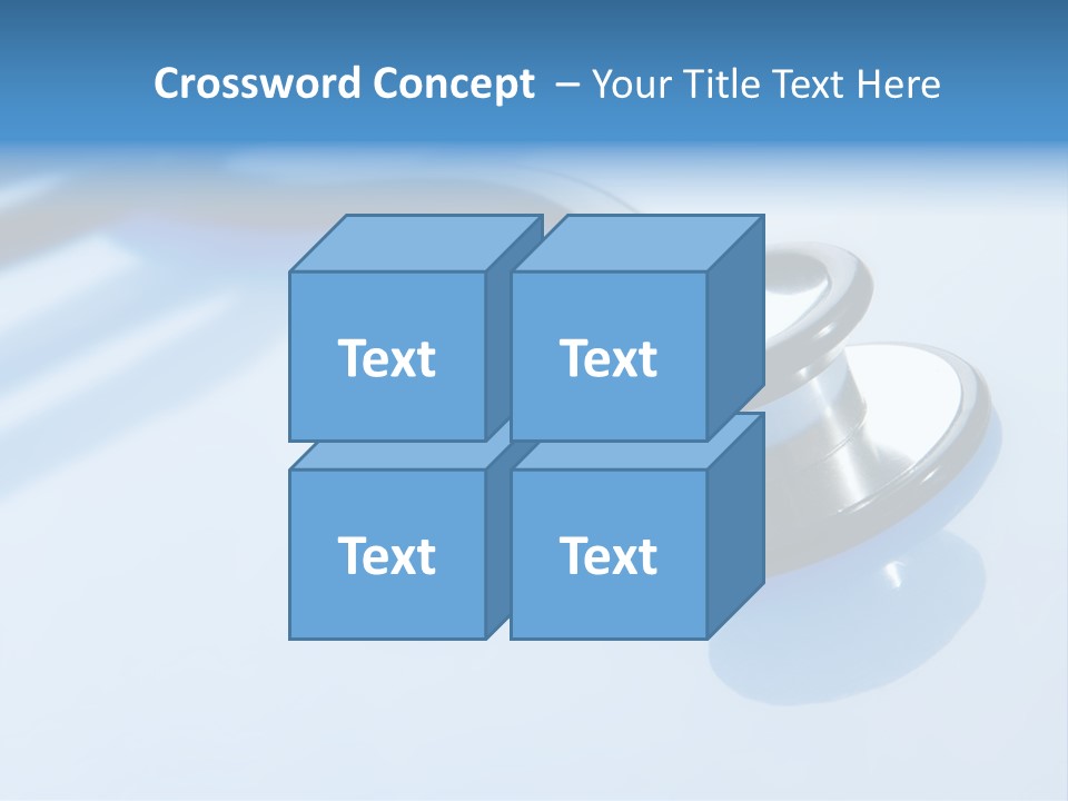 Medicine Frame Stethoscope Frame Treatment PowerPoint Template
