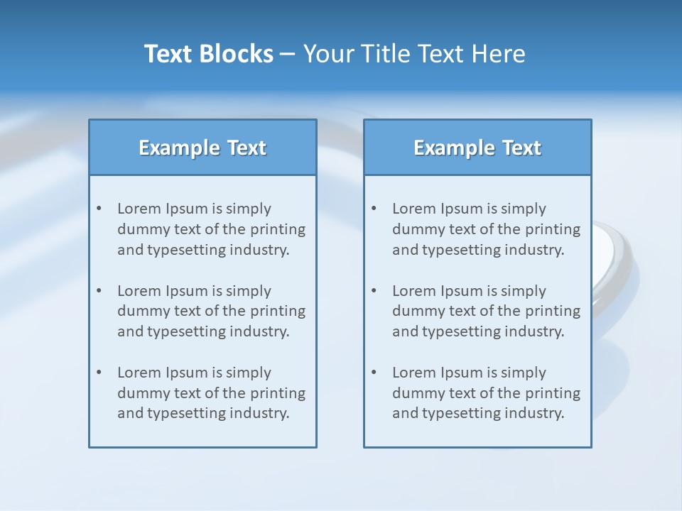 Medicine Frame Stethoscope Frame Treatment PowerPoint Template