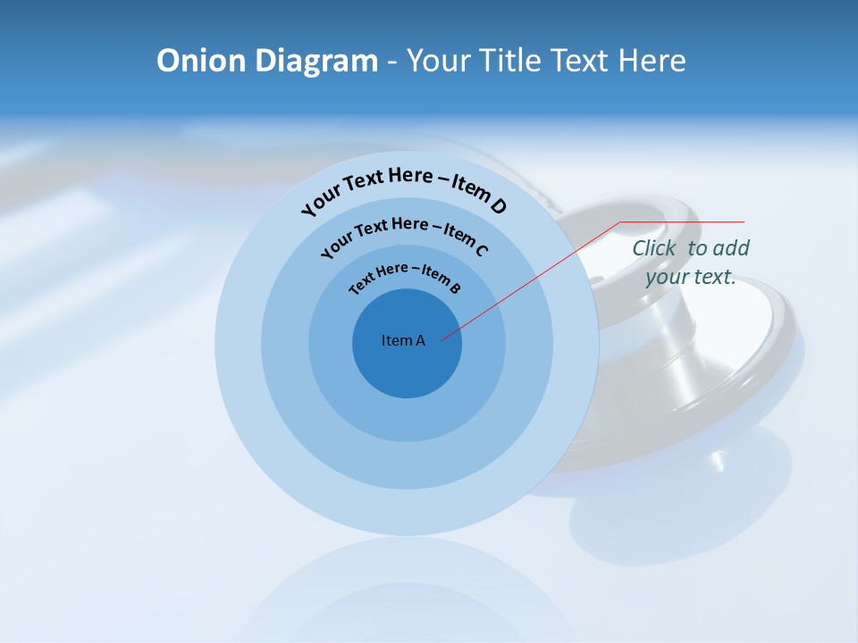 Medicine Frame Stethoscope Frame Treatment PowerPoint Template
