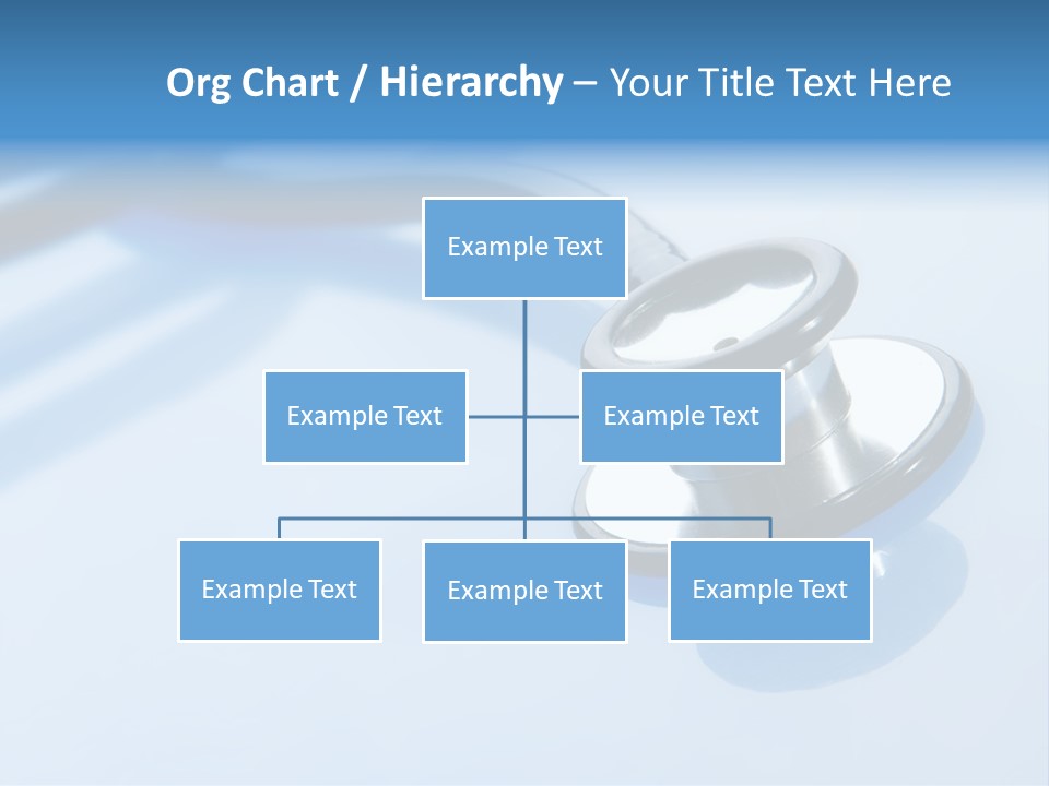 Medicine Frame Stethoscope Frame Treatment PowerPoint Template