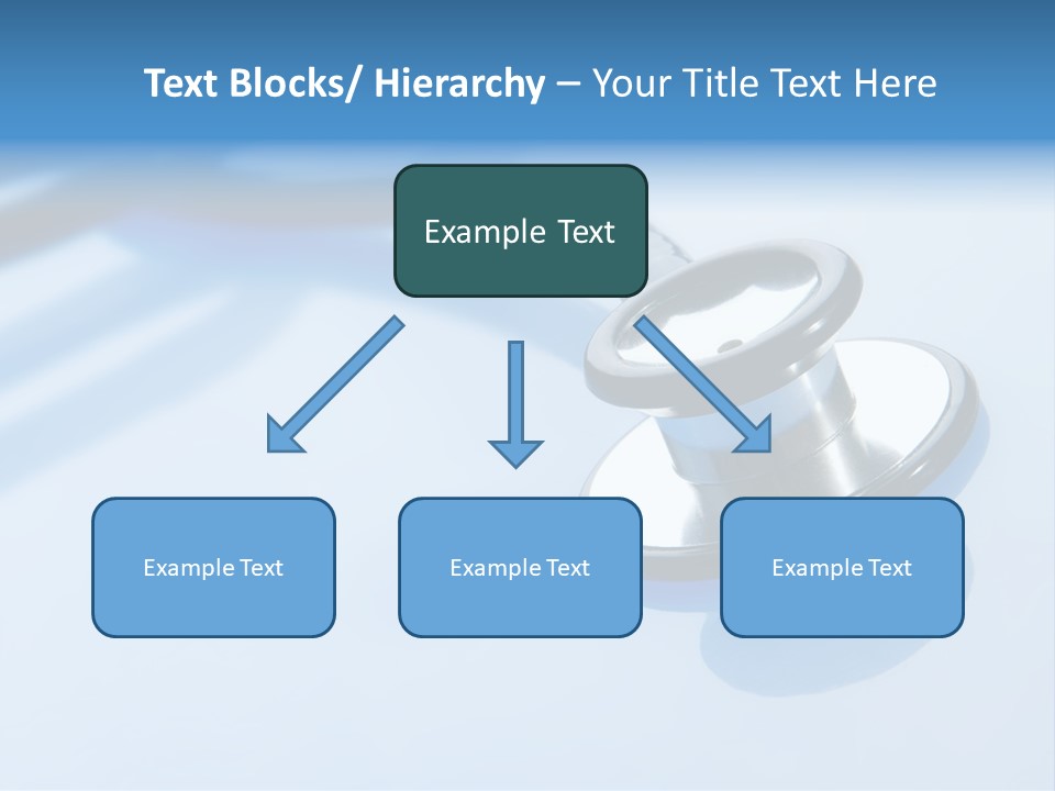 Medicine Frame Stethoscope Frame Treatment PowerPoint Template