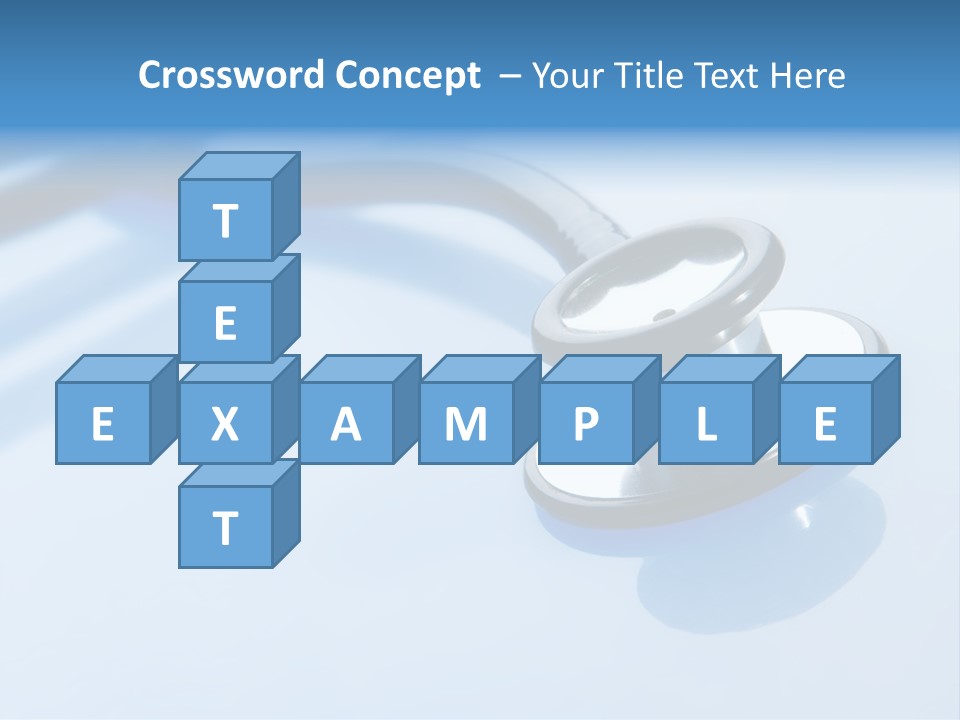 Medicine Frame Stethoscope Frame Treatment PowerPoint Template