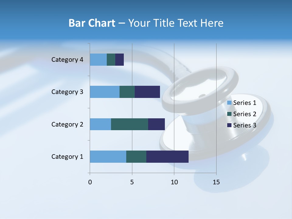 Medicine Frame Stethoscope Frame Treatment PowerPoint Template