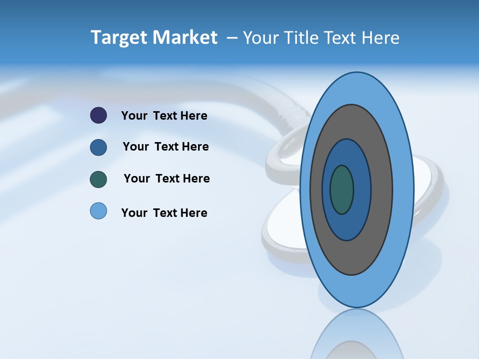 Medicine Frame Stethoscope Frame Treatment PowerPoint Template