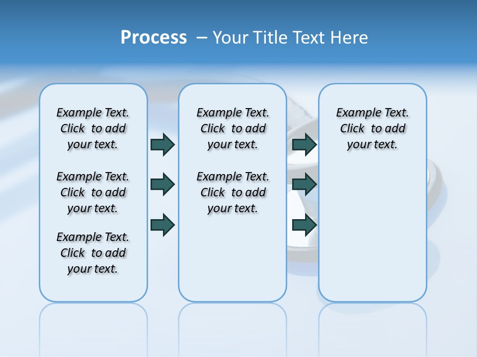 Medicine Frame Stethoscope Frame Treatment PowerPoint Template