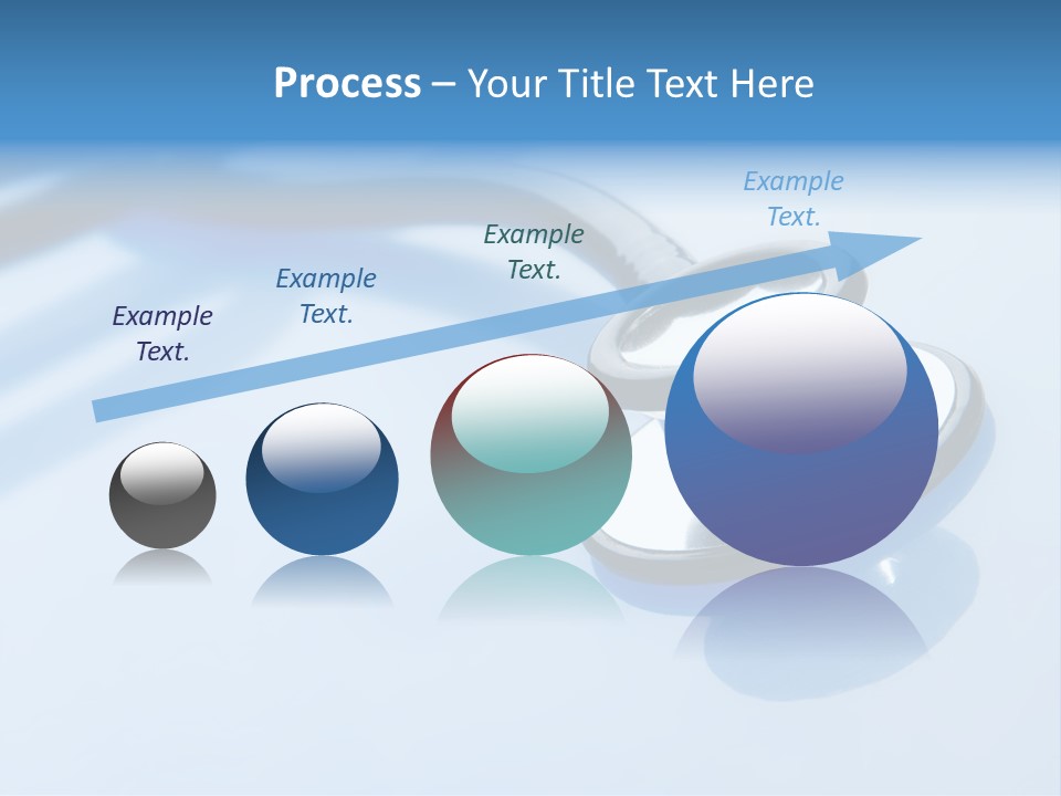 Medicine Frame Stethoscope Frame Treatment PowerPoint Template