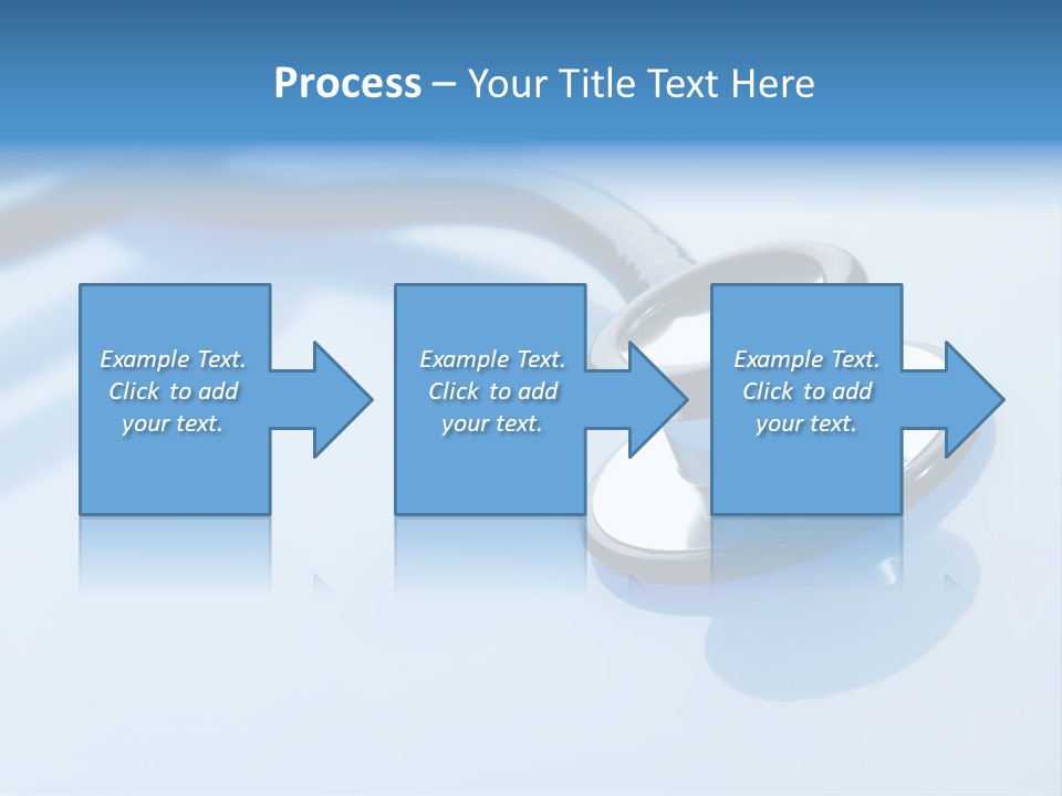 Medicine Frame Stethoscope Frame Treatment PowerPoint Template