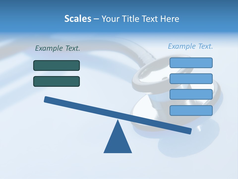 Medicine Frame Stethoscope Frame Treatment PowerPoint Template