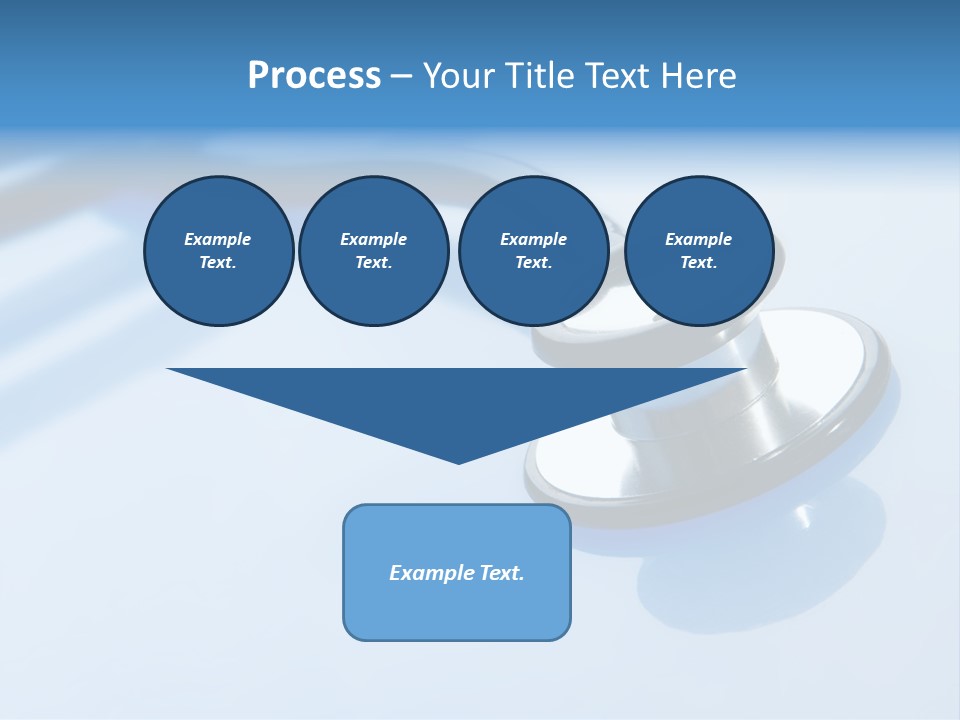 Medicine Frame Stethoscope Frame Treatment PowerPoint Template