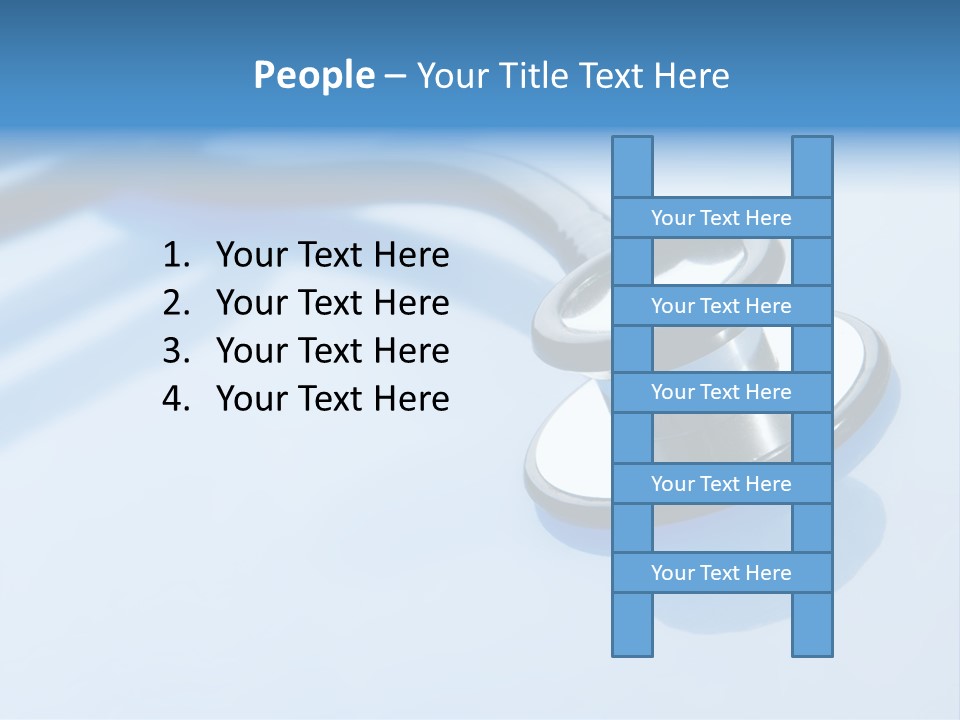 Medicine Frame Stethoscope Frame Treatment PowerPoint Template