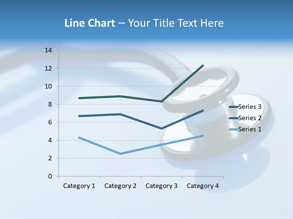 Medicine Frame Stethoscope Frame Treatment PowerPoint Template