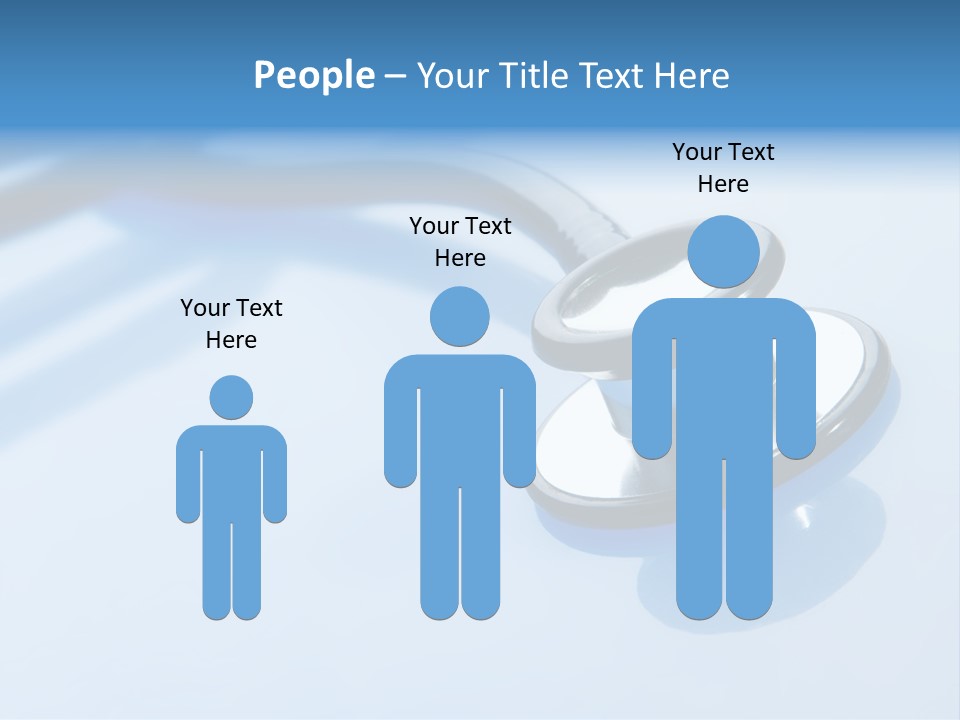 Medicine Frame Stethoscope Frame Treatment PowerPoint Template