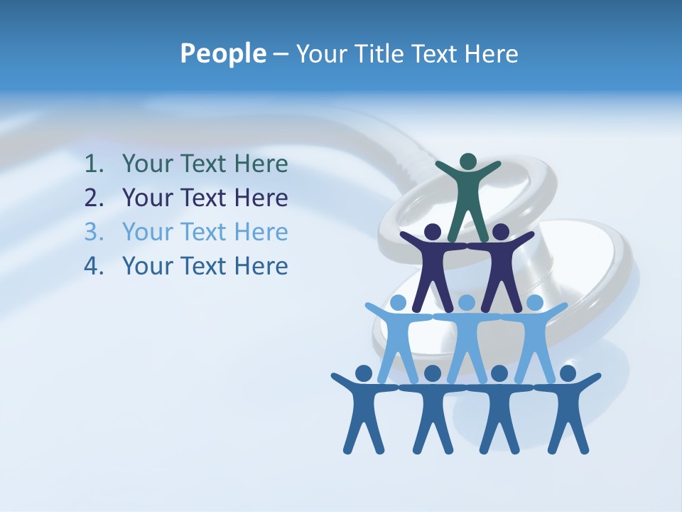 Medicine Frame Stethoscope Frame Treatment PowerPoint Template
