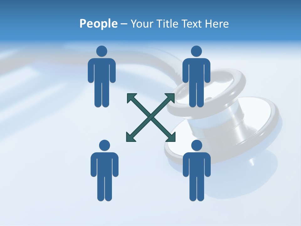 Medicine Frame Stethoscope Frame Treatment PowerPoint Template