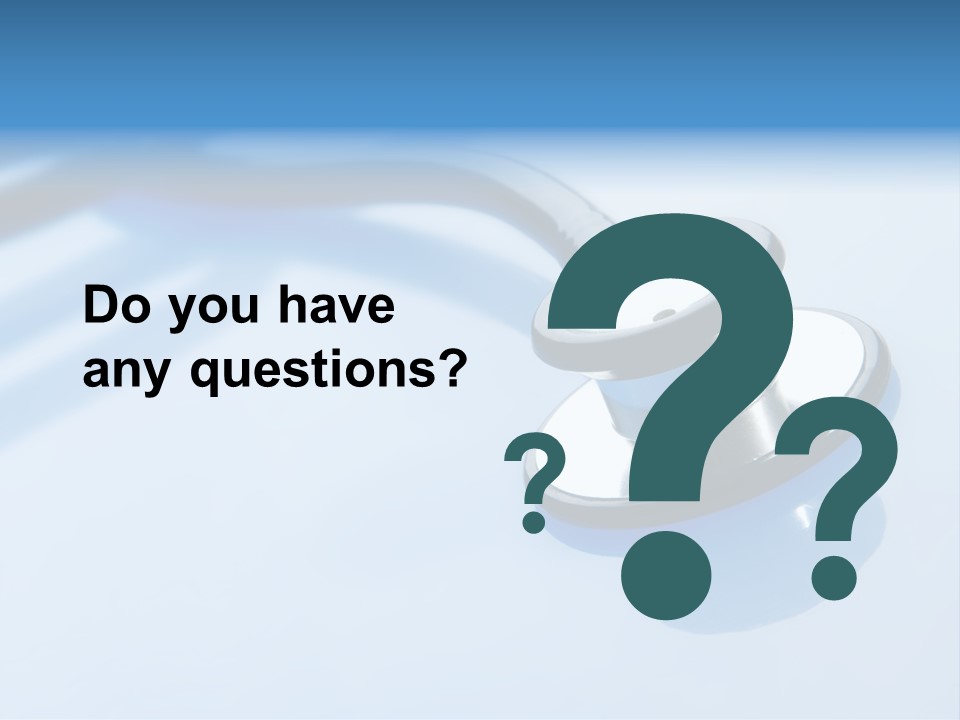 Medicine Frame Stethoscope Frame Treatment PowerPoint Template