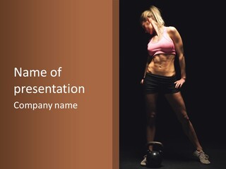 Shape Isolated Gym PowerPoint Template