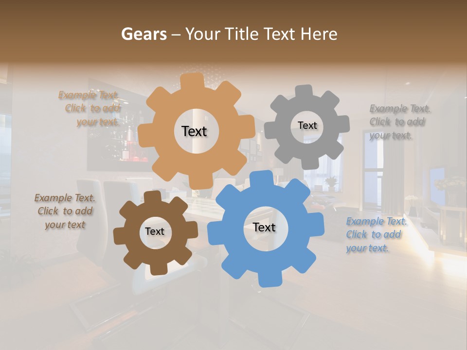 Decor Wallpaper Floorboard PowerPoint Template