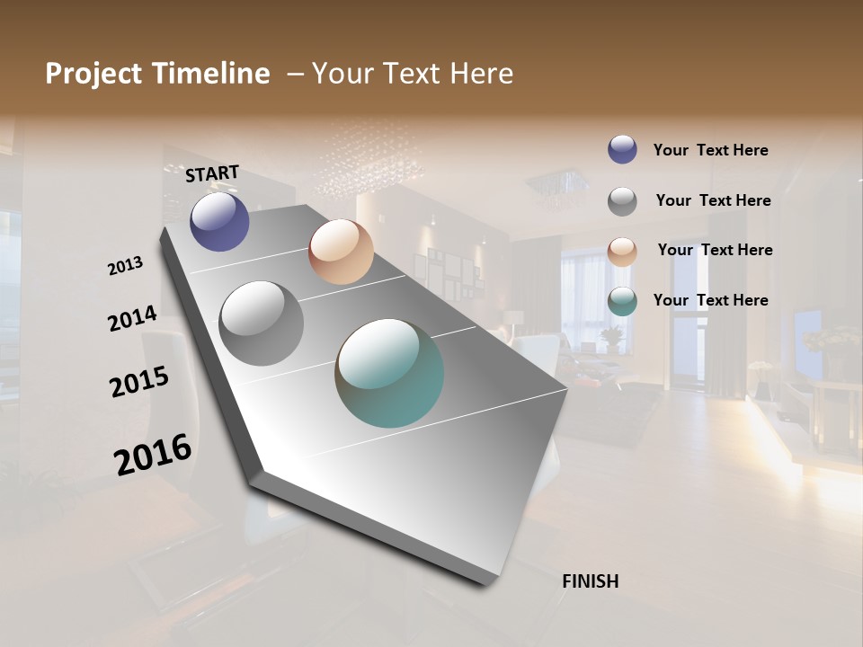 Decor Wallpaper Floorboard PowerPoint Template
