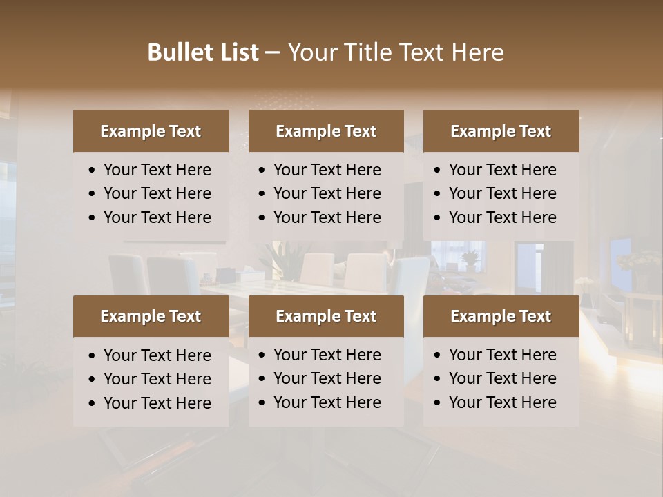 Decor Wallpaper Floorboard PowerPoint Template